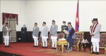 सभामुखद्वारा राष्ट्रपतिसमक्ष शपथ